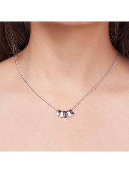 Salty - Women Graceful Arch Silver Necklace