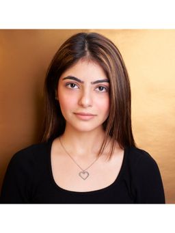 Salty - Women Dreamy Heart Silver Necklace