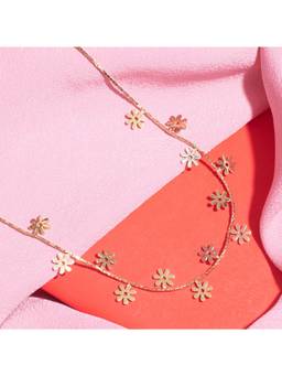 Salty - Women Gold Minimalist Daisy Necklace