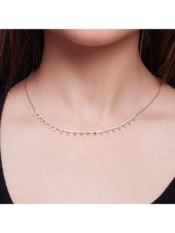 Salty - Women White Stone Sovereign Charm Necklace