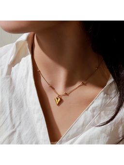 Salty - Women Gold Serene Love Necklace