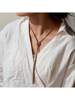 Salty - Women Gold Aurora Lariat Necklace