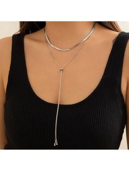 Salty - Women Levitate Silver Necklace