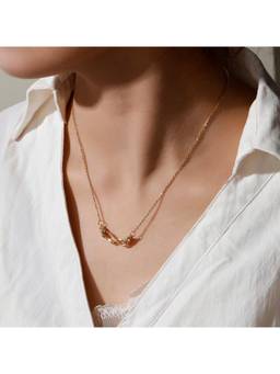 Salty - Women Knottica Stone Studded Necklace