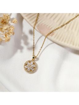 Salty - Women Viva Floral Stone Studded Necklace