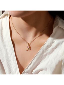 Salty - Women Rosy Pink Dew Necklace