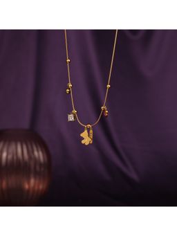Salty - Women Playful Keepsake Teddy Multi-Color Stone Necklace