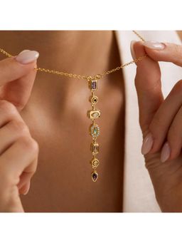 Salty - Women Multi-Color Aurora Relic Gem Necklace