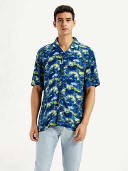 Levi's - Men's Abstract Multicolor Relaxed Fit Camp Shirt