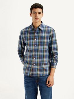 Levi's - Men's Plaid Multicolor Slim Fit Shirt