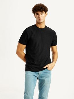 Levi's - Men's Red Loop Self Black Slim Fit T-Shirt