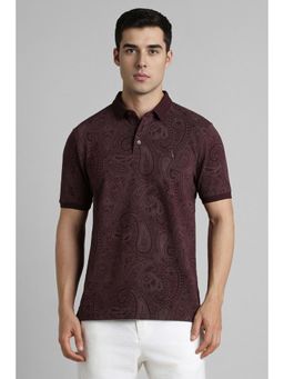 Simon Carter - Maroon Polo T-Shirt