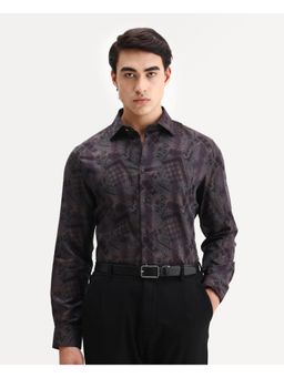 Rare Rabbit - A Luxury Hi Fashion Jacquard Club Shirt.