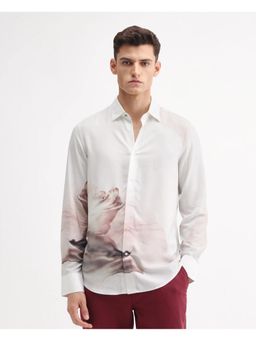 Rare Rabbit - Regular Fit Floral Print Shirt