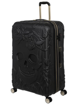 it luggage - Skull Black Large 28 Inches Expandable Hardsided SuitCase Trolley Bag With TSA Lock