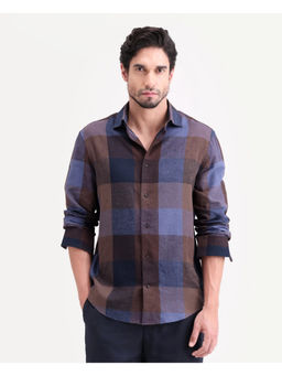 Rare Rabbit - Multi-Color Checks Regular Shirt