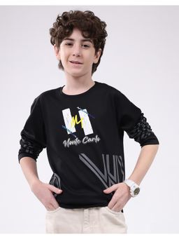 Monte Carlo - Boys Printed Regular Pull On Round Neck Full Sleeve Sweatshirt