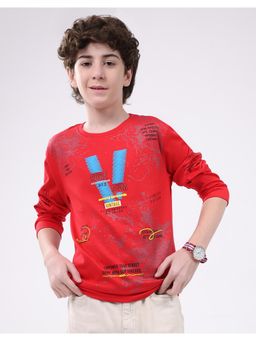 Monte Carlo - Boys Printed Regular Pull On Round Neck Full Sleeve Sweatshirt