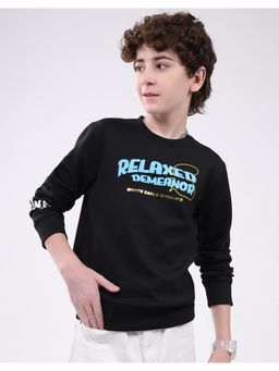 Monte Carlo - Boys Regular Fit Printed Pull On Closure Full Sleeve Sweatshirt