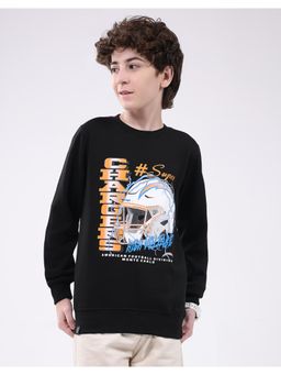 Monte Carlo - Boys Regular Fit Printed Pull On Closure Full Sleeve Sweatshirt