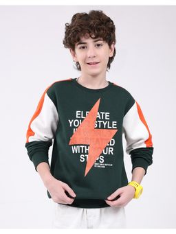 Monte Carlo - Boys Regular Fit Pull On Closure Full Sleeve Sweatshirt