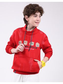 Monte Carlo - Boys Regular Fit Printed Pull On Closure Full Sleeve Sweatshirt