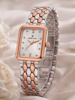 Daniel Klein - Womens Analog Silver Dial Watch - DK.1.14158-6 (M)