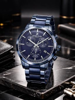Daniel Klein - Womens Chronograph Blue Dial Watch - DK.1.14238-5 (M)