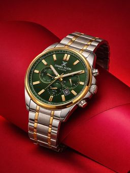 Daniel Klein - Womens Chronograph Green Dial Watch - DK.6.14261-3 (M)