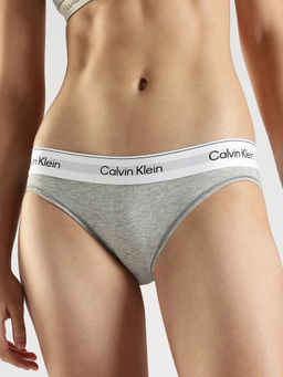 Calvin Klein - Solid Grey Low Rise Bikini-Brief