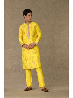 Masaba - Lemon Yellow Juhi Floral Kurta