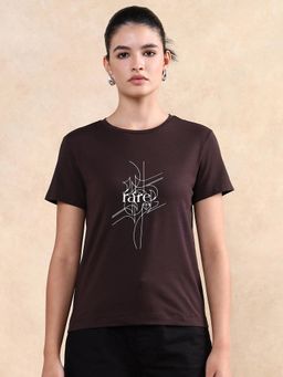 RAREISM - Klino Brown Regular T-Shirt