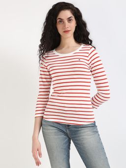 Tommy Hilfiger - Women Red Color T-Shirt