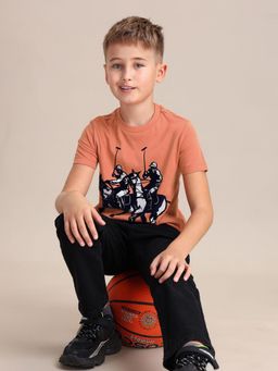 U.S. POLO ASSN. - Boys Brand Print Regular Fit T-Shirt