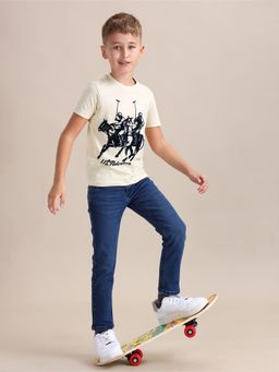 U.S. POLO ASSN. - Boys Brand Print Regular Fit T-Shirt