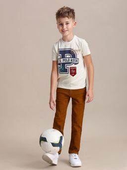 U.S. POLO ASSN. - Boys Brand Print Regular Fit T-Shirt