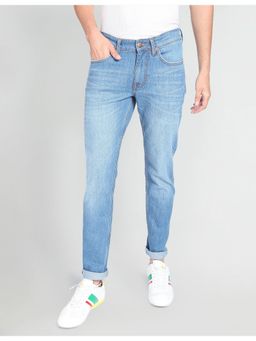 U.S. Polo Assn. Denim Co. - Stone Wash Brandon Slim Fit Jeans Blue