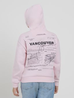 Red Tape - Pastel Pink Hoodies for Women Graphic Hoodie for Everyday Style