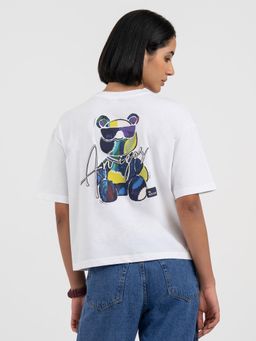 Red Tape - White T-Shirt for Women