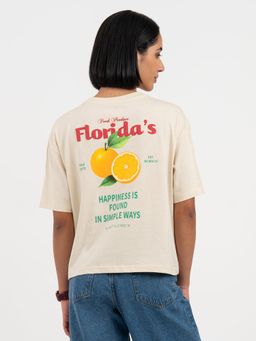 Red Tape - Beige T-Shirt for Women