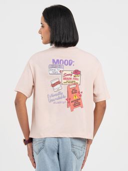 Red Tape - Pastel Pink T-Shirt for Women