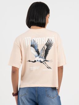 Red Tape - Peach T-Shirt for Women