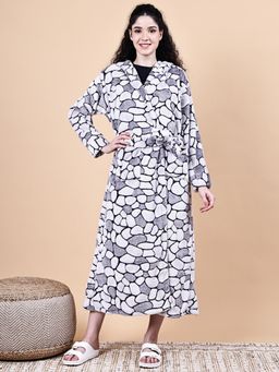 Secret Wish - Grey Fur Winter Robe