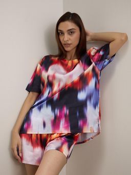 Sweet Dreams - Womens Solid Silky Top With Shorts