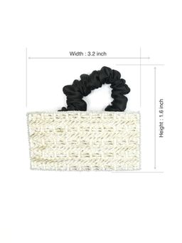 Hair Drama Co. - Embellished Ponytail Holder Black