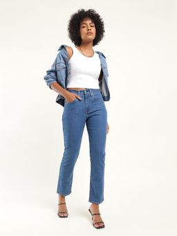 Levi's - Womens High Rise 724 Slim Fit Jeans