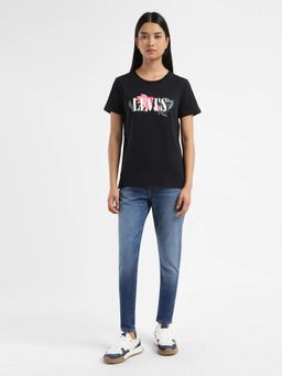 Levi's - Womens Brand Logo Round Neck T-Shirt