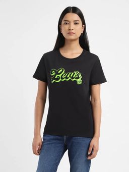 Levi's - Womens Brand Logo Round Neck T-Shirt