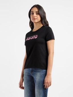 Levi's - Womens Brand Logo Round Neck T-Shirt