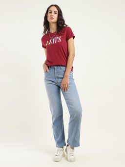 Levi's - Womens High Rise Ribcage Slim Straight Fit Jeans
